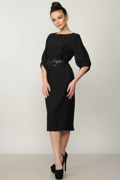 Платье "Меган" + ремень черный